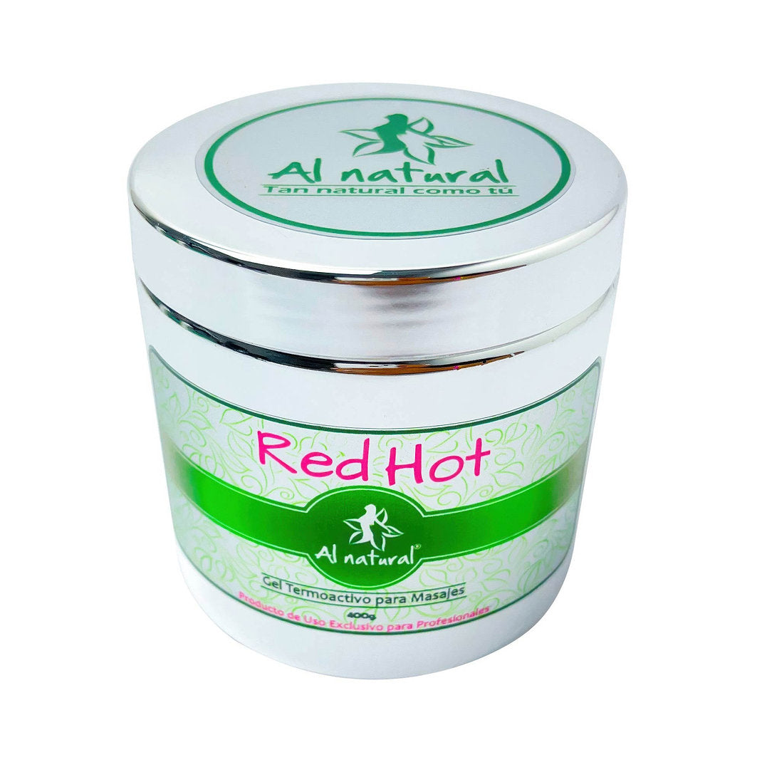 Gel Termoactivo para Masajes RED HOT AL NATURAL 400 GR