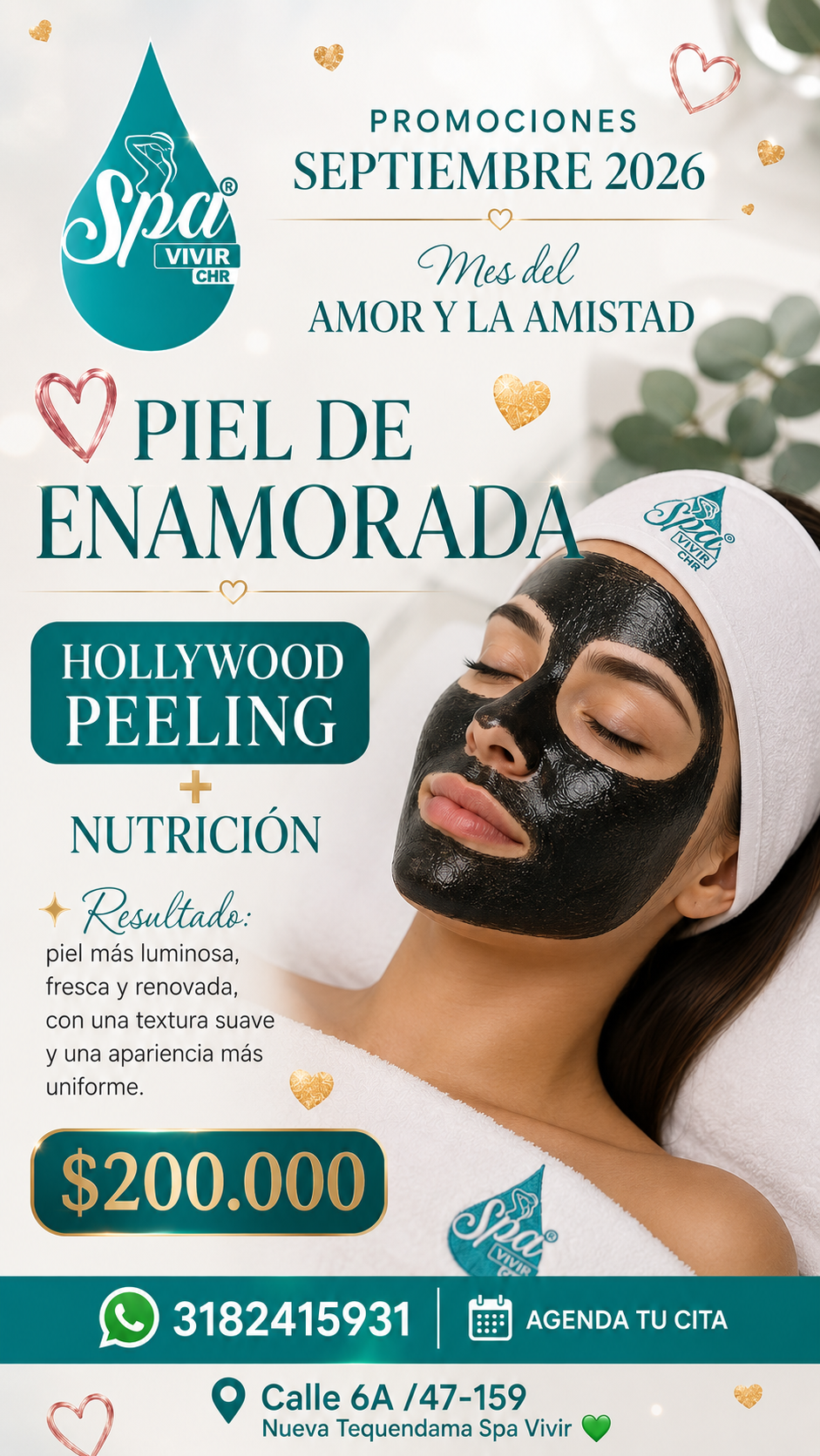 Piel de enamorada.