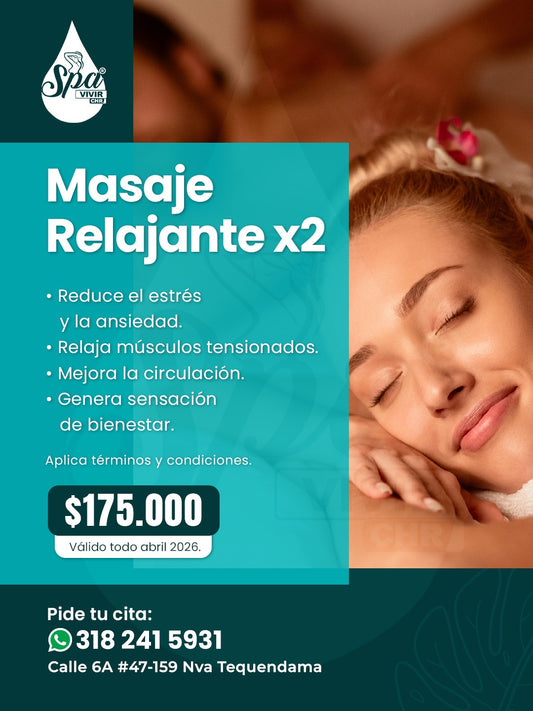 Masaje relajante x2