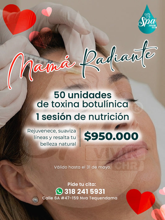 Mamá radiante
